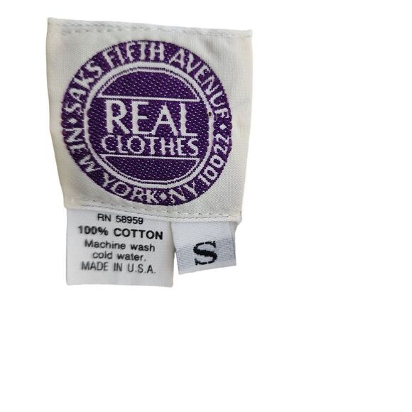 Vintage 90s Saks Fifth Avenue Real Clothes Pinafore Maxi Dress Womens S White Fl - Picture 6 of 6